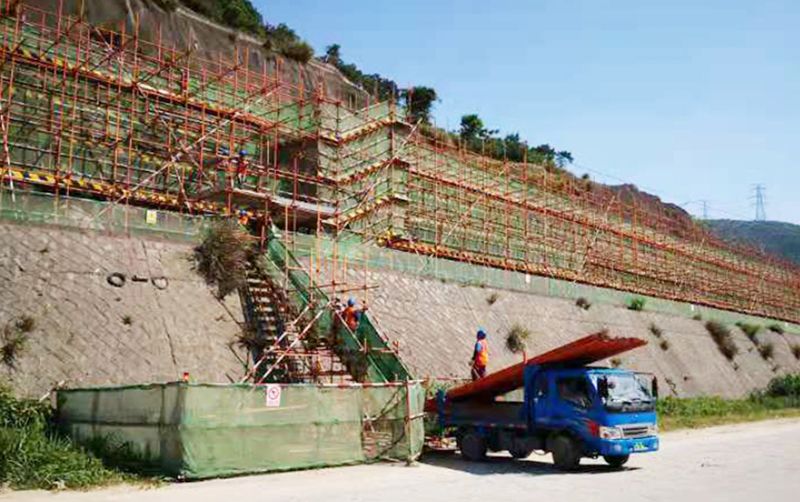 浙江三門核電廠區(qū)水土保持邊坡綠化工程